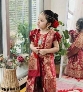 বেবি রেডি জাপানি সিল্ক শাড়ি (BDB - 032)