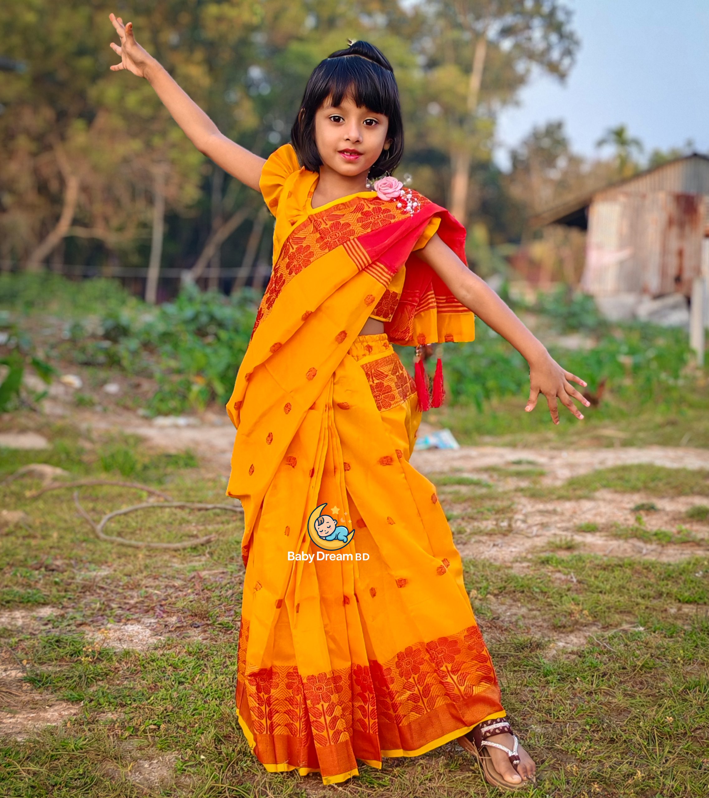 বেবি রেডিশাড়ি কাতান (BDB - 016) - Image 4