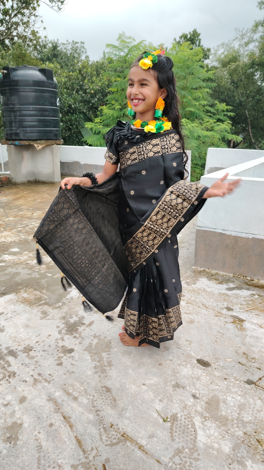 বেবি রেডি জাপানি সিল্ক শাড়ি (BDB - 043) - Image 3