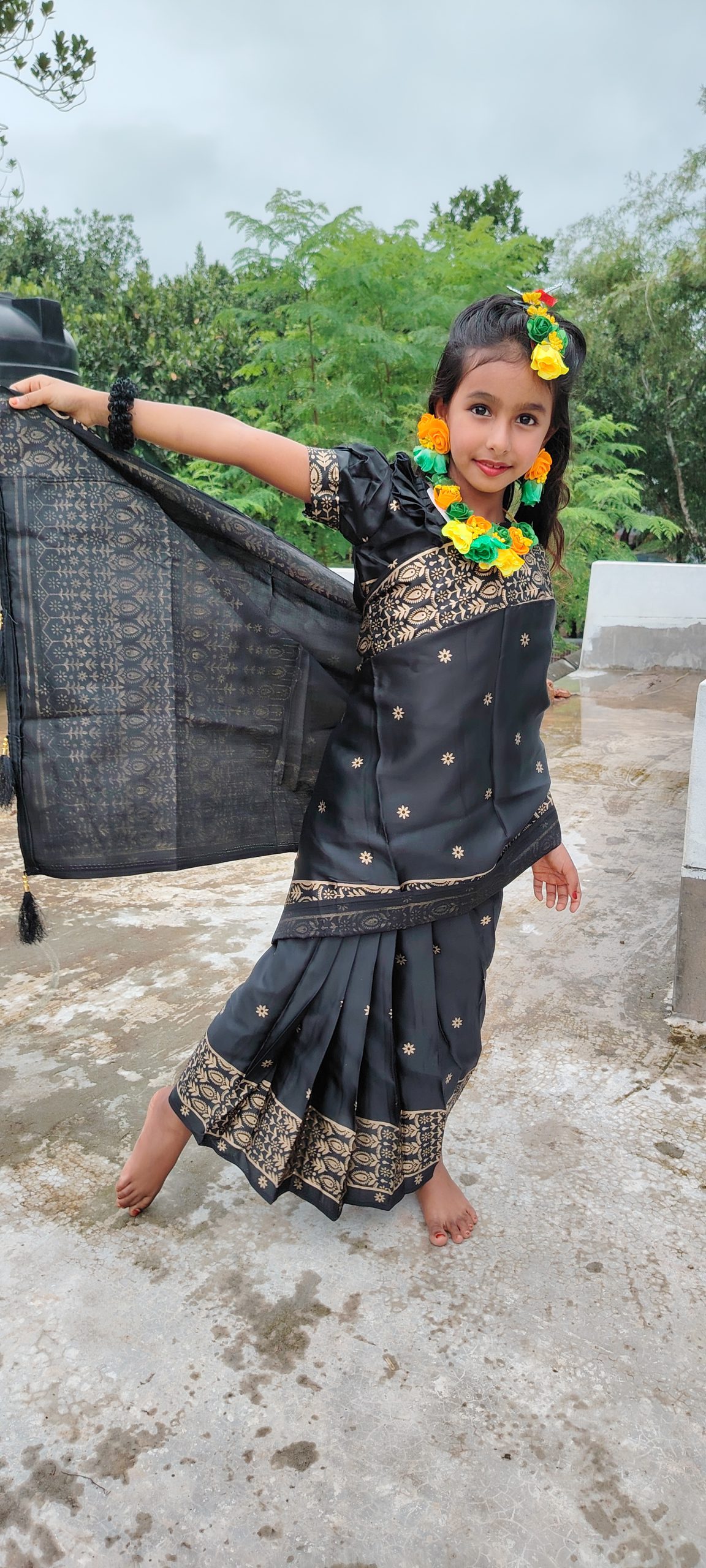 বেবি রেডি জাপানি সিল্ক শাড়ি (BDB - 043) - Image 2