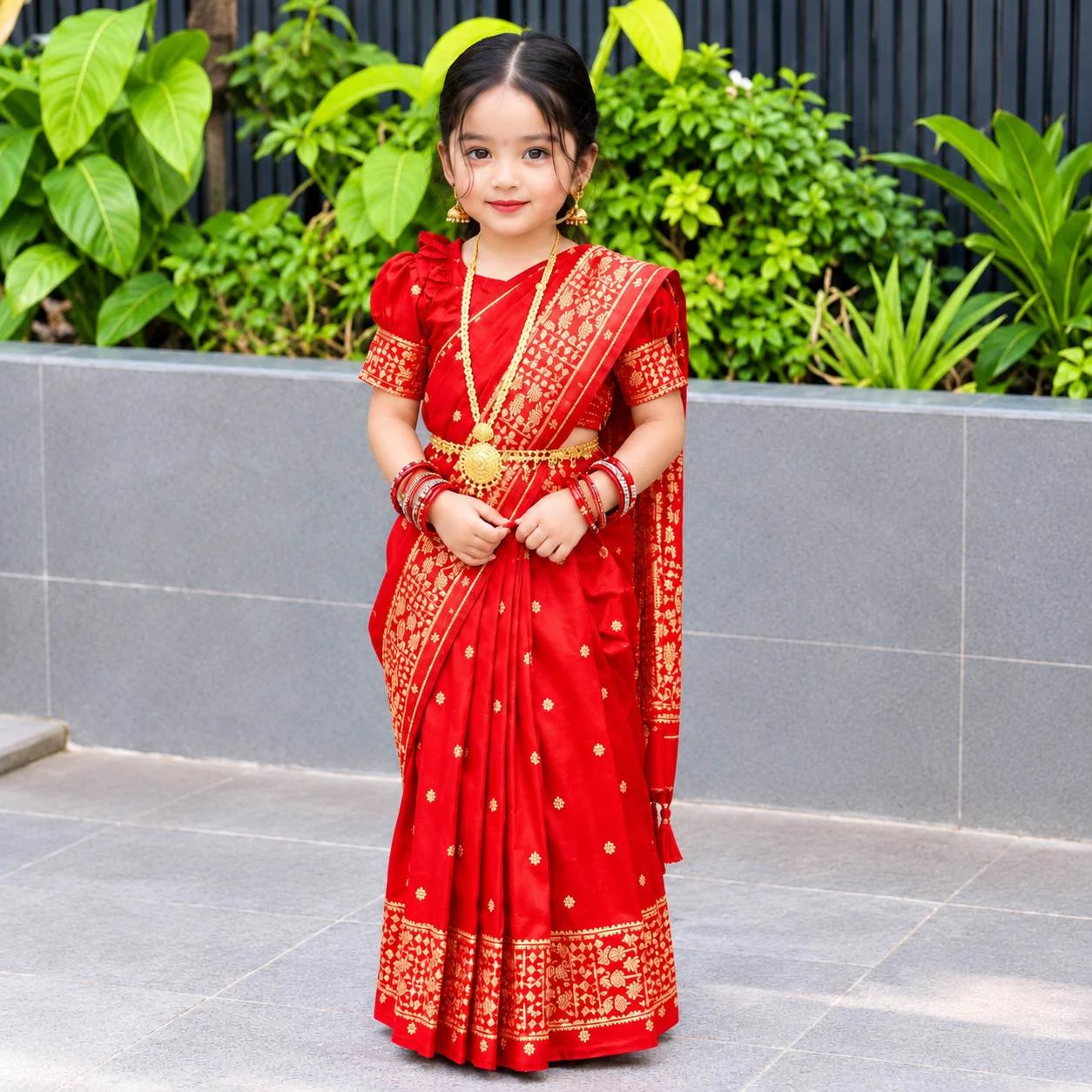বেবি রেডি জাপানি সিল্ক শাড়ি (BDB - 050)