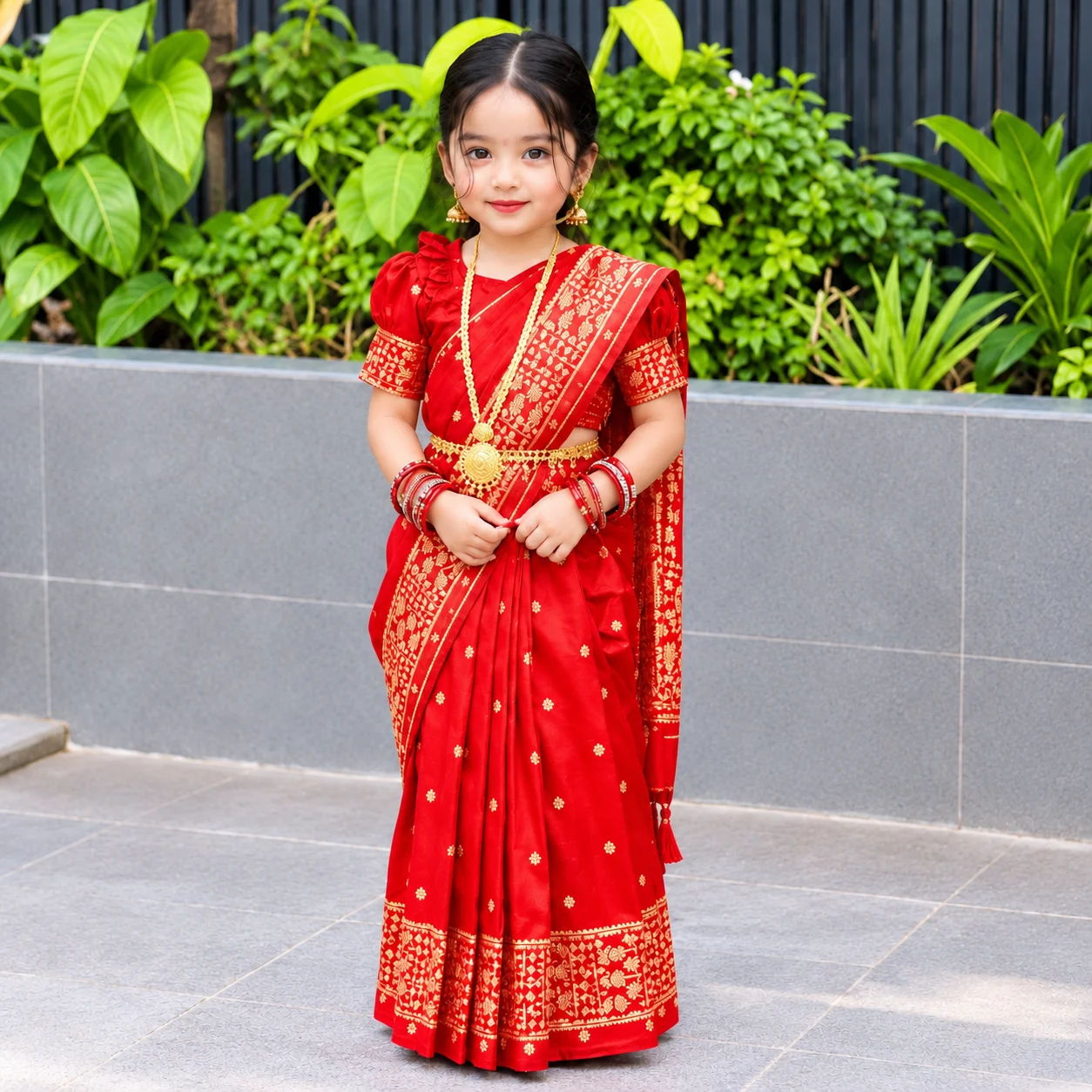বেবি রেডি জাপানি সিল্ক শাড়ি (BDB - 050)